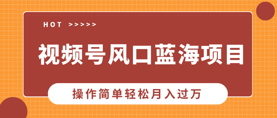 （13945期）视频号风口蓝海项目，中老年人的流量密码，操作简单轻松月入过万-默默网创