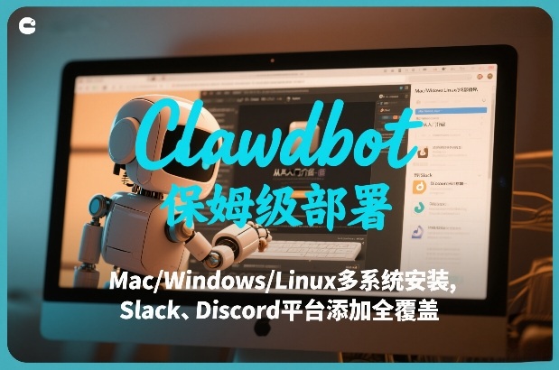 Clawdbot保姆级部署，从入门介绍、Mac/Windows/Linux多系统安装，到Slack、Discord平台添加全覆盖-默默网创