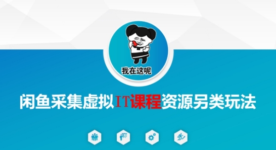 闲鱼采集虚拟IT课程资源另类玩法，干货满满-默默网创