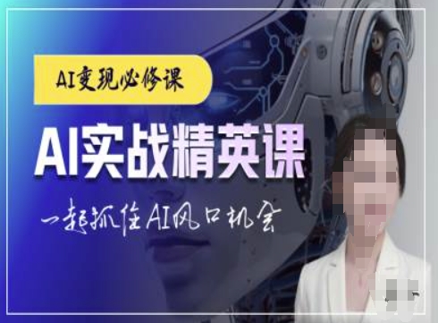 AI实战精英课，chatgptAI实战教程，一起抓住AI风口的机会-默默网创