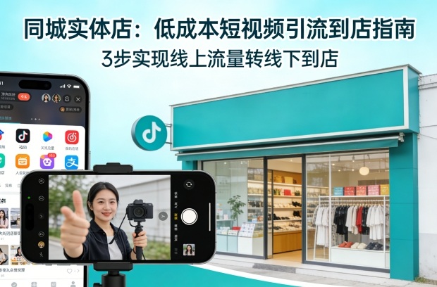 同城实体店，如何低成本把客户从短视频带到线下门店-默默网创
