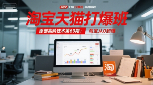 淘宝天猫打爆班原创高阶技术第69期：淘宝从0到爆-默默网创