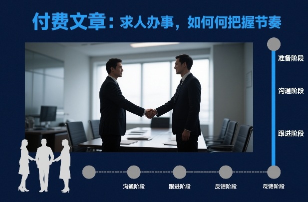 付费文章：求人办事，如何把握节奏-默默网创