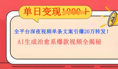 全平台深夜文案新风口：DeepSeek生成百万播放量金句，治愈系内容涨粉速度快4倍-默默网创