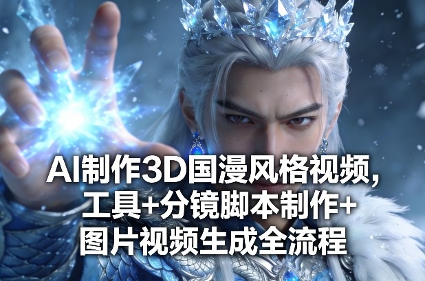 AI制作3D国漫风格视频，工具+分镜脚本制作+图片视频生成全流程-默默网创