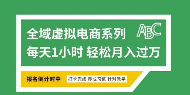 全域虚拟电商变现系列，通过平台出售虚拟电商产品从而获利-默默网创