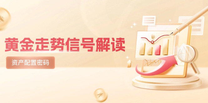 （14860期）黄金走势信号解读，避险逻辑+市场情绪，美股剧震后的资产配置密码-默默网创