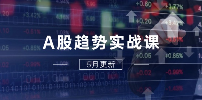（14808期）A股趋势实战课：主力动向+政策红利，2025全年策略5月更新-默默网创