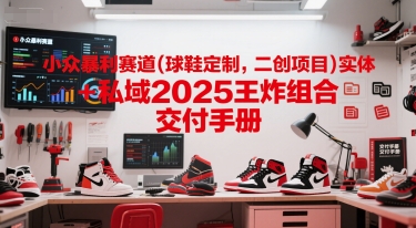 小众暴利赛道(球鞋定制,二创项目)实体+私域2025王炸组合 交付手册-默默网创
