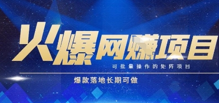 火爆全自动搬砖项目，可批量矩阵操作，爆款落地长期可做【揭秘】-默默网创