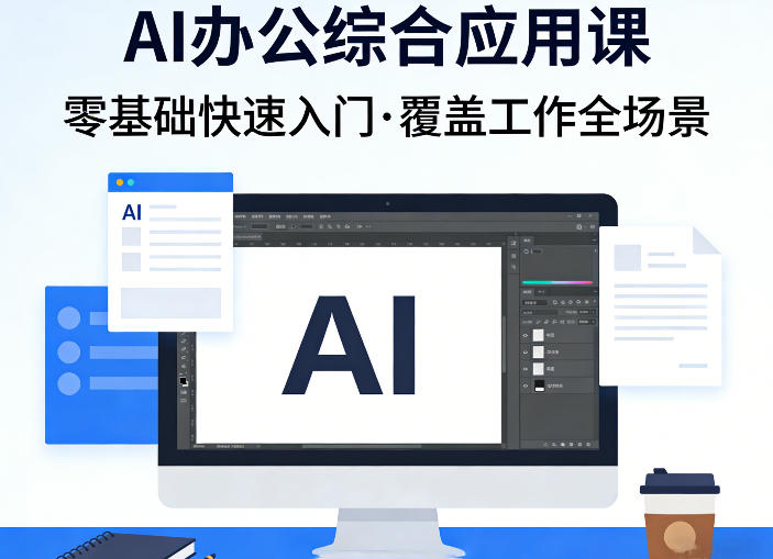 AI办公综合应用课，零基础快速入门，覆盖了工作中各种应用场景-默默网创