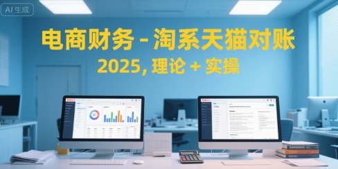 电商财务-淘系天猫对账2025，理论+实操-默默网创