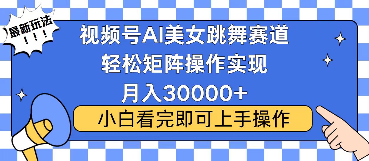 （13813期）视频号蓝海赛道玩法，当天起号，拉爆流量收益，小白也能轻松月入30000+-默默网创