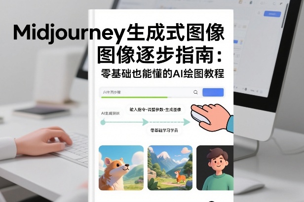 Midjourney生成式图像逐步指南：零基础也能懂的AI绘图教程-默默网创