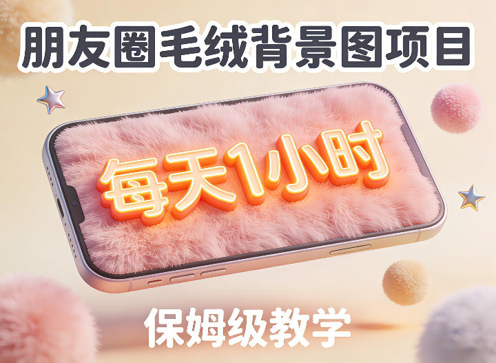 朋友圈动态背景图项目，每天1小时，实战保姆级教学【第二期】-默默网创