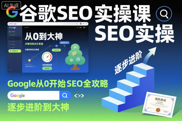谷歌SEO实操课，Google从0开始SEO全攻略，逐步进阶到大神（更新26年）-默默网创