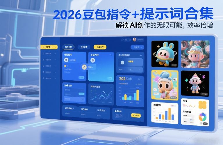 2026豆包指令+提示词合集，解锁AI创作的无限可能，效率倍增-默默网创