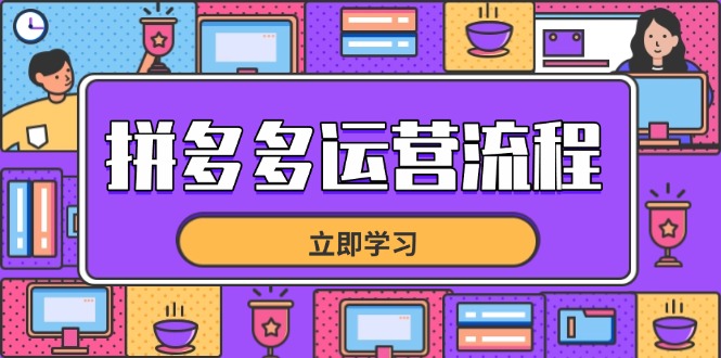 （14503期）拼多多运营流程，从选品到流量，全链路运营技巧，助力店铺爆单-默默网创