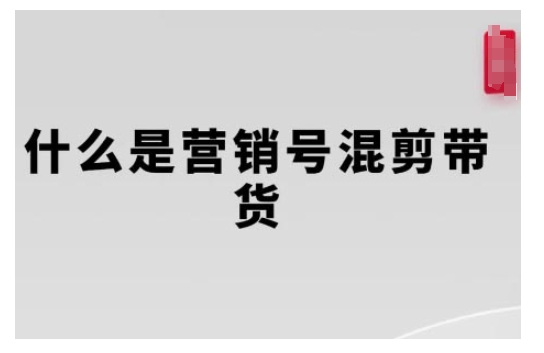 营销号混剪带货，从内容创作到流量变现的全流程，教你用营销号形式做混剪带货-默默网创