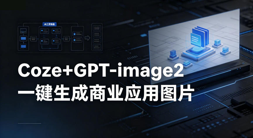 【Coze工作流搭建实操教程】coze+GPT-image2一键生成商业应用图片，全流程保姆级教学-默默网创