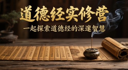 道德经实修营，一起探索道德经的深邃智慧-默默网创