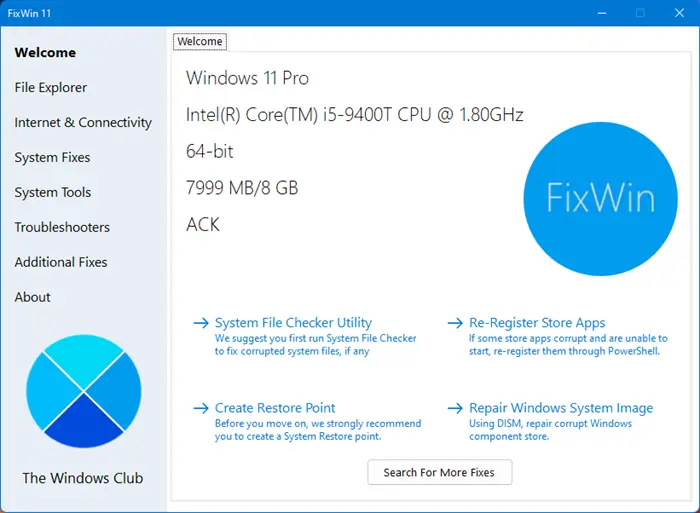 最强系统修复软件–FixWin 11是修复Windows 11/10问题的最佳PC修复软件-默默网创